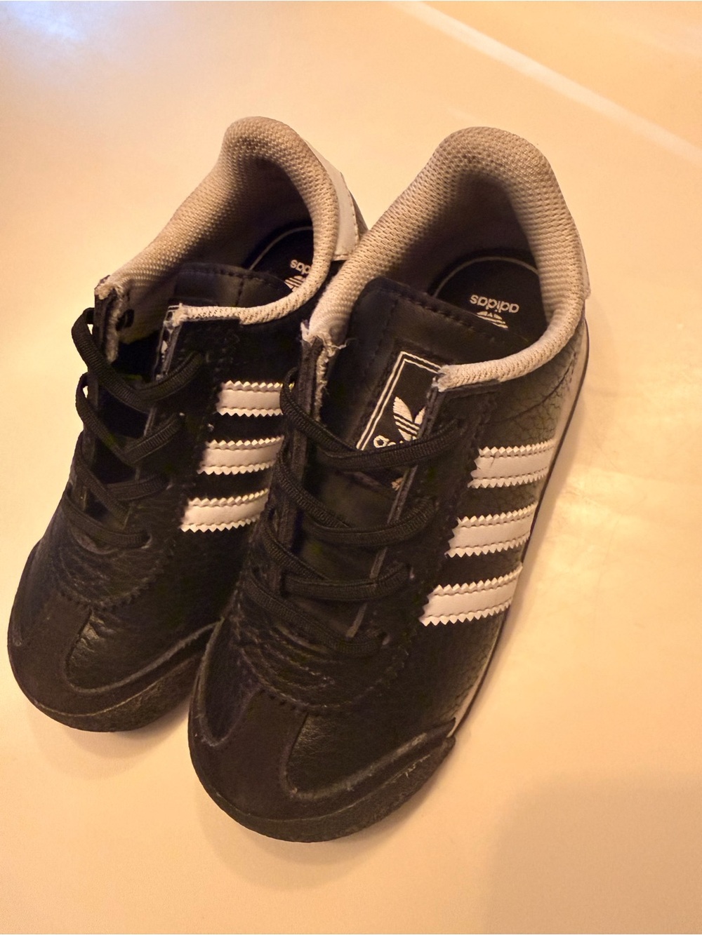 Adadis Kids Black & White Sneakers
